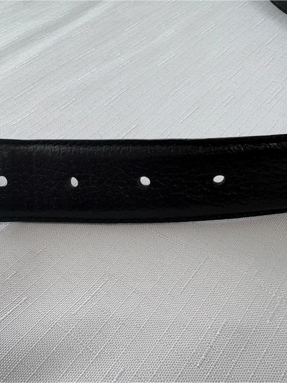 Men's Reversible Black/Burgundy Leather Belt
